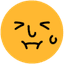 Embarrassed emotion icon
