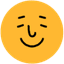 Happy emotion icon