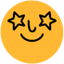 Inspired emotion icon