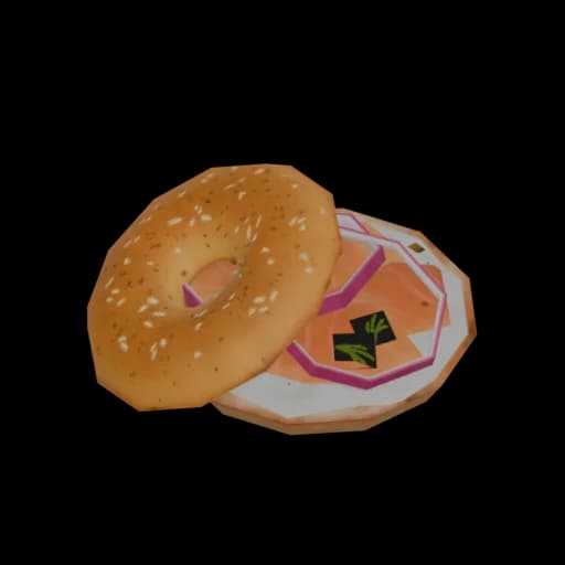 Bagel with Salmon