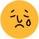 Sad emotion icon